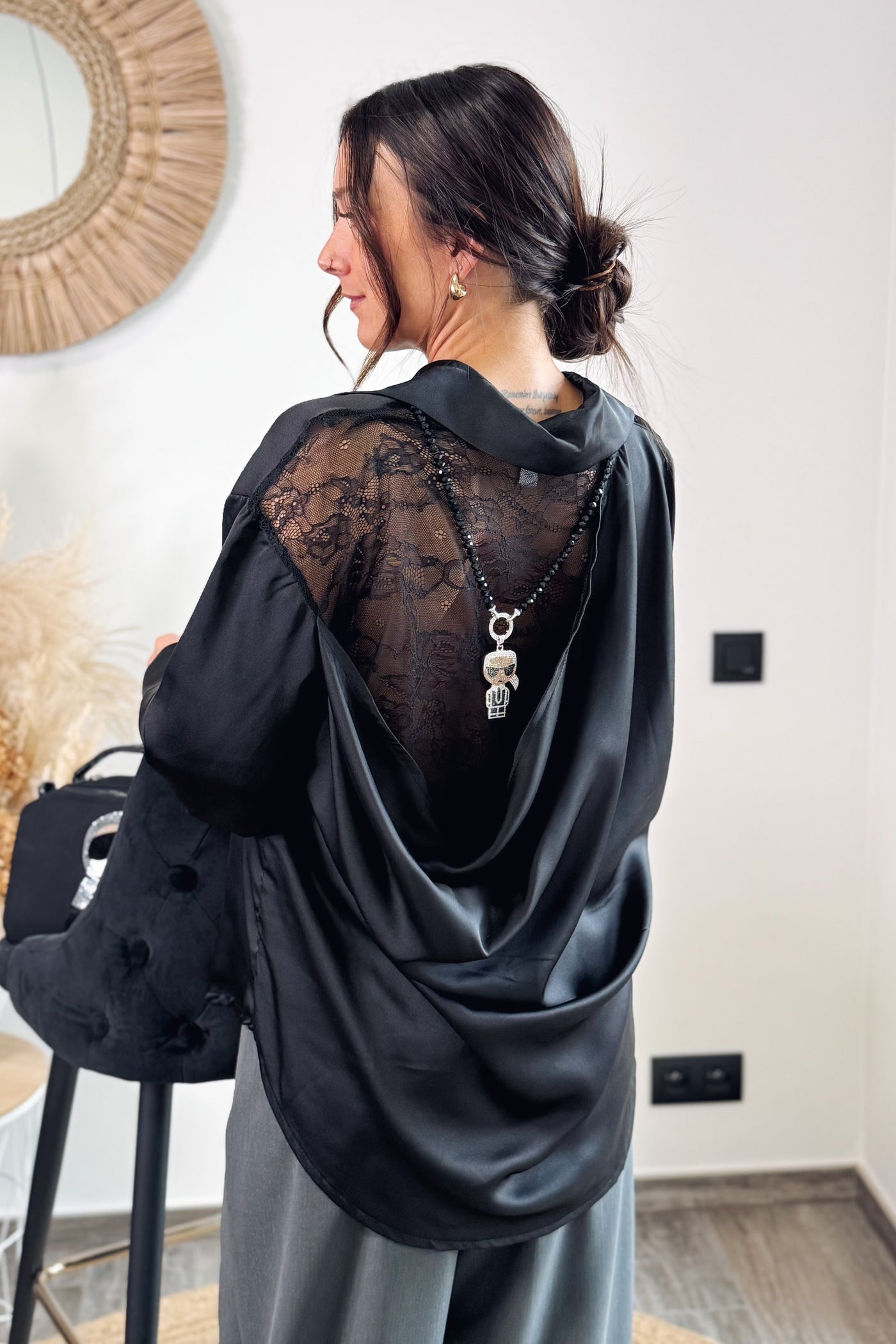 Chemise Paoline Noir