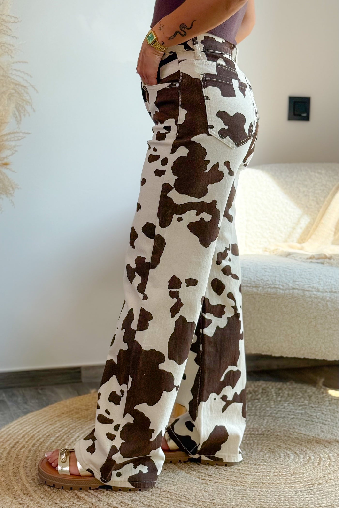 Jeans Wide Leg Y5326 Beige (15114348691781)
