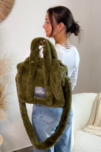The Tote Bag Fourrure Kaki (15266004992325)