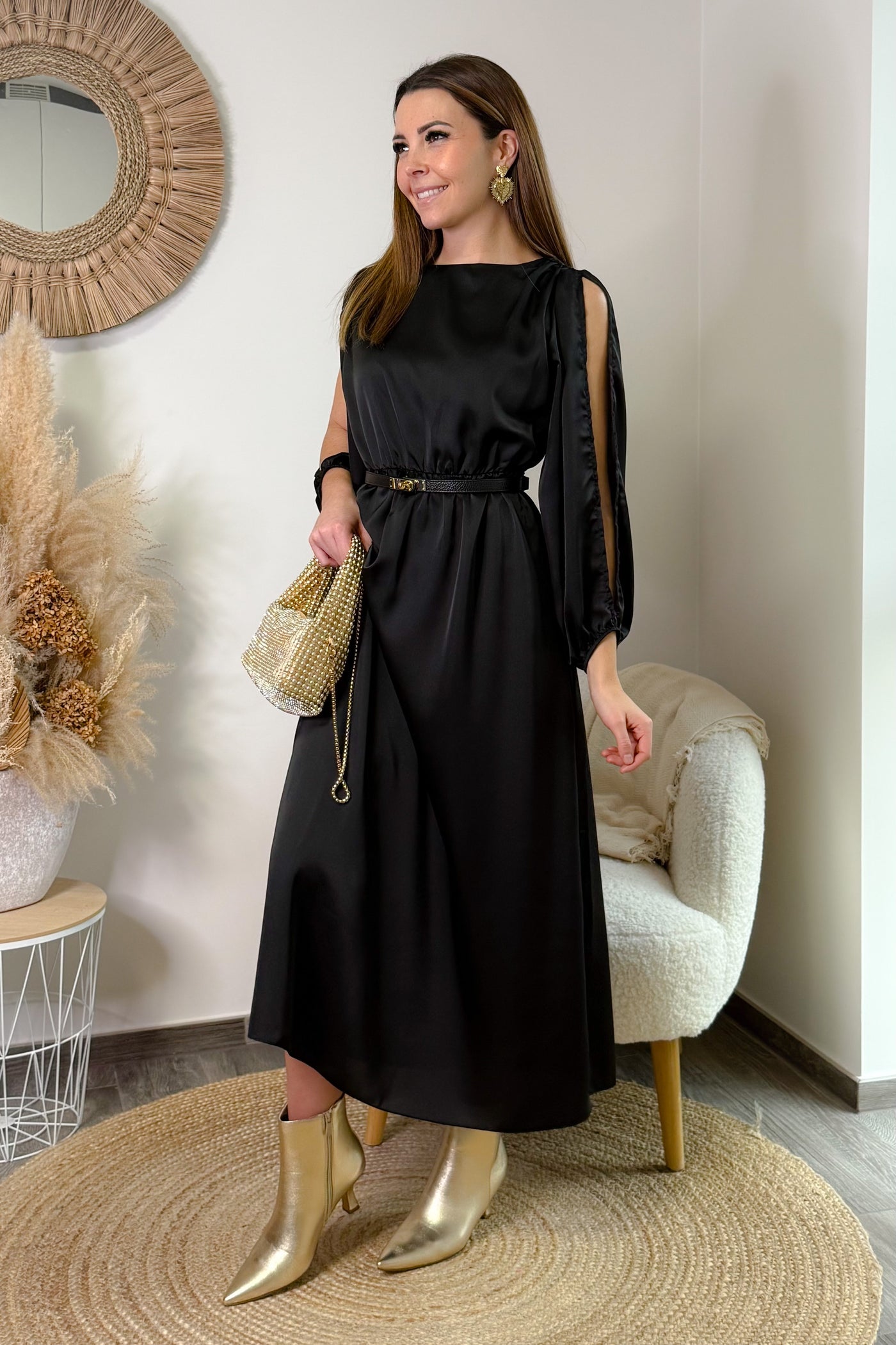 Longue Robe Serma Noir