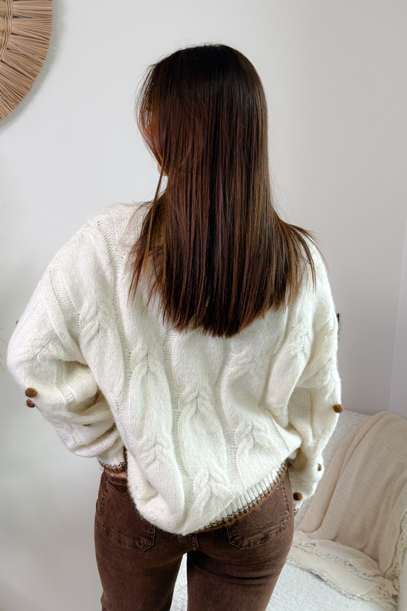 Pull Pomponelle Ecru (15344904307013)