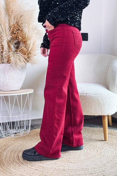 Jeans Flare Tregy Bordeaux Nina Carter (14820603494725)