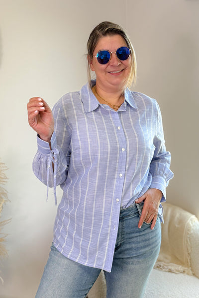 Chemise CarCattalina Bleu Only Carmakoma (15020347654469)