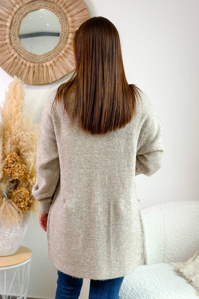 Gilet Sandrine Taupe JDY (15345011982661)