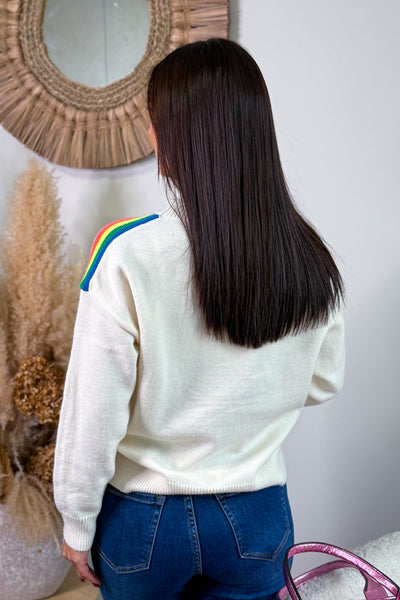 Pull " Life Isn't Perfect...." Ecru