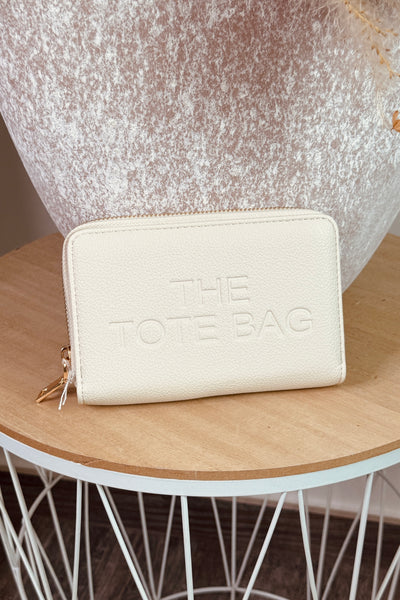 Portefeuille Tote Bag Moyen Beige Mat (15266148876613)