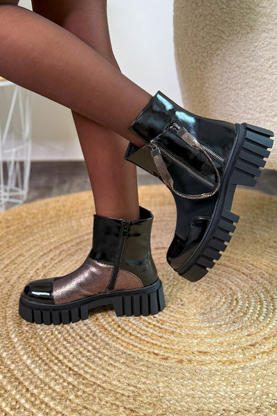 Bottines Bi Matière Séverine Noir