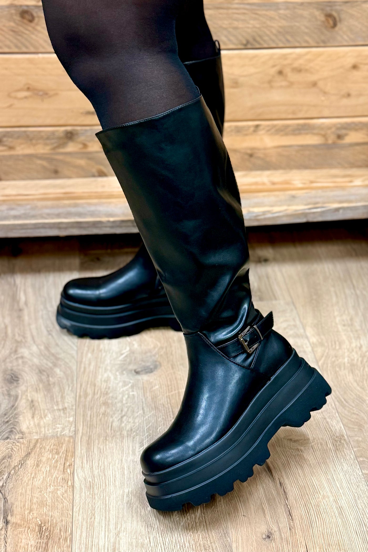 Botte Irina Noir Mollet XL (15318537699653)