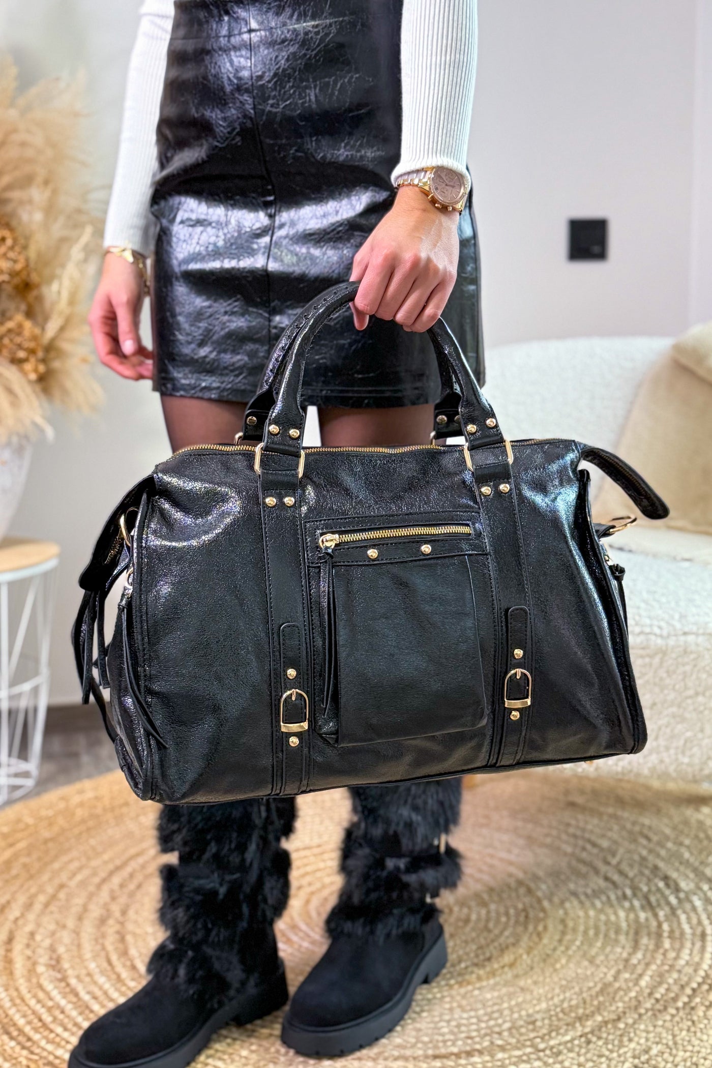 Sac Erzée Très grand Format Noir