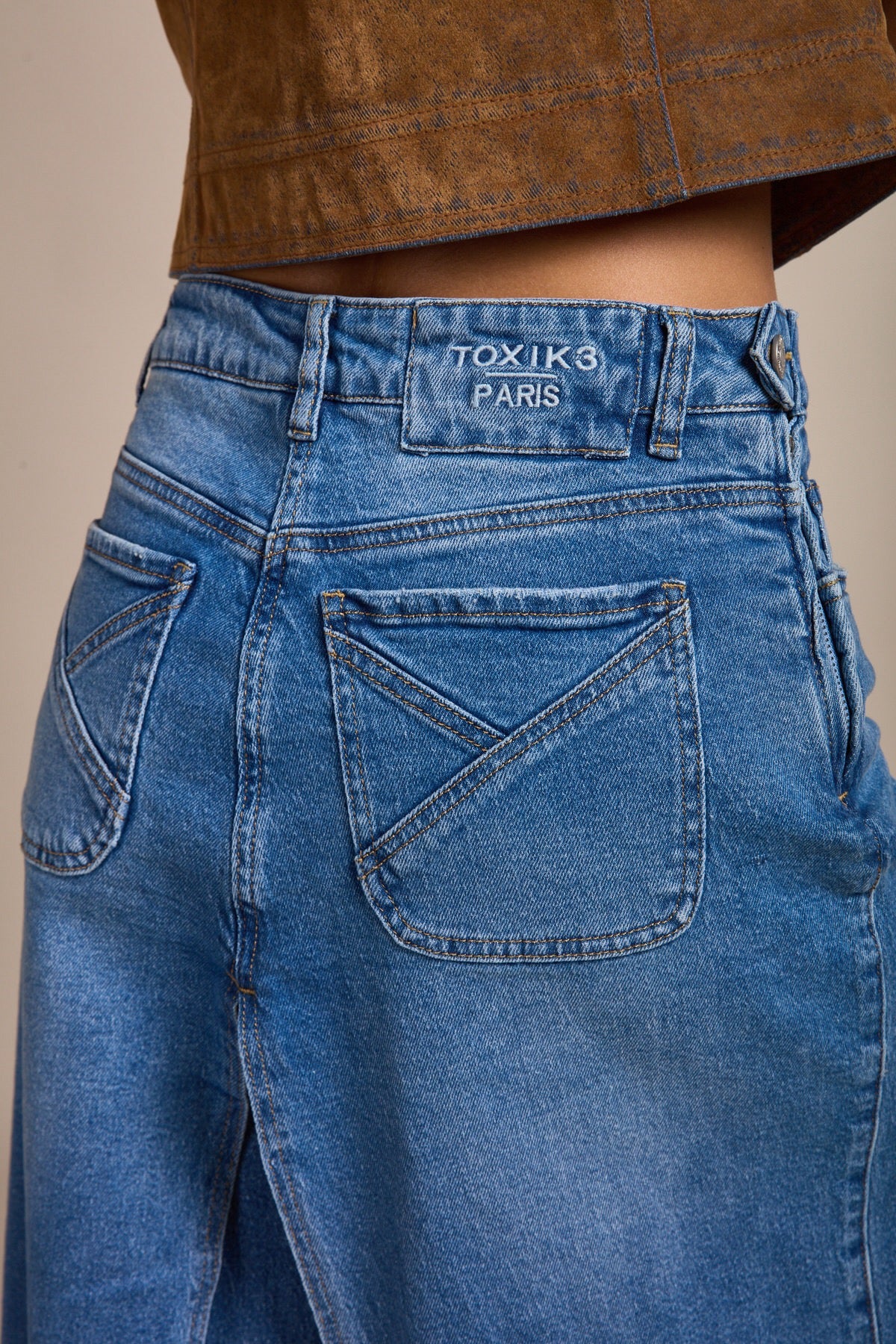 Jeans Jupe Toxik l21364 (9730386100549)