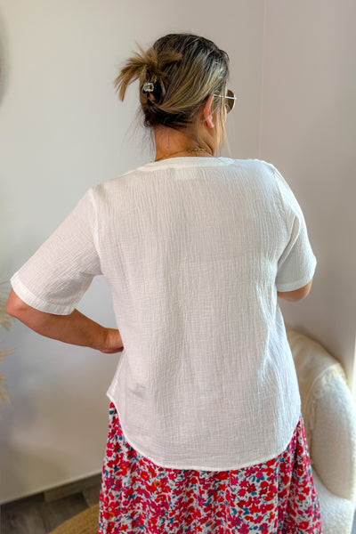 Chemise CarThyra Gaze De Coton Blanc Only Carmakoma (15020379242821)