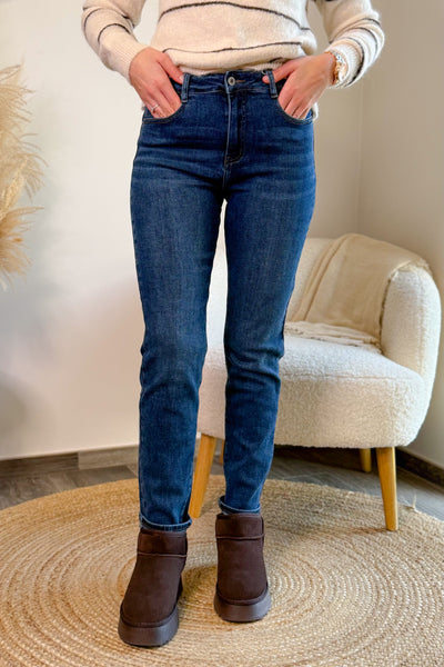 Jeans Boyfriend ST6038-2 Push Up Bleu