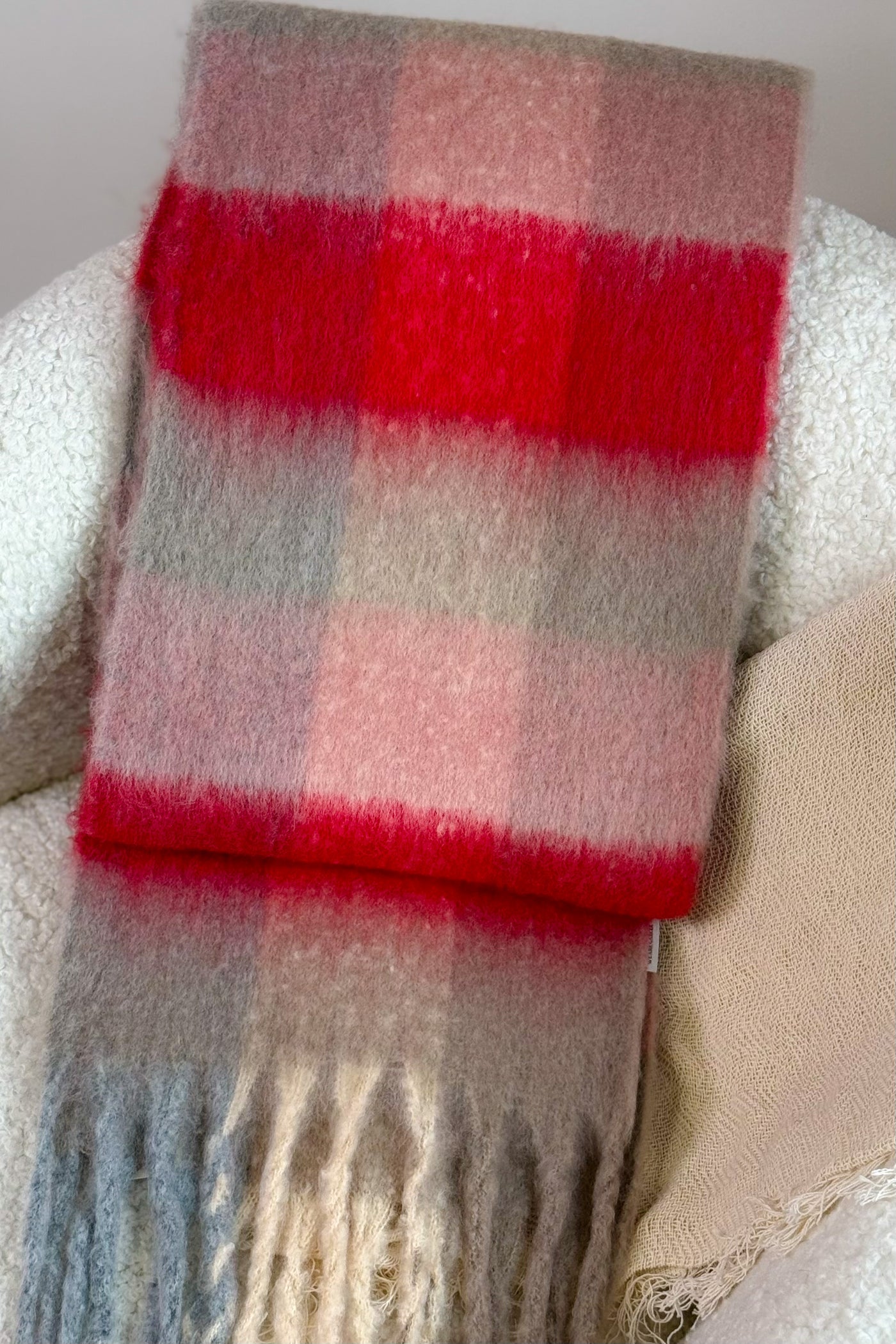 Echarpe Joelle Rouge