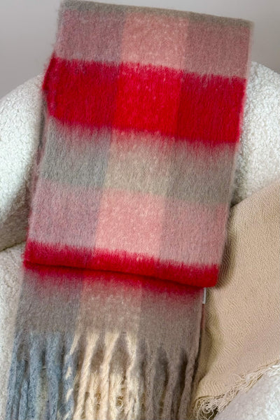 Echarpe Joelle Rouge