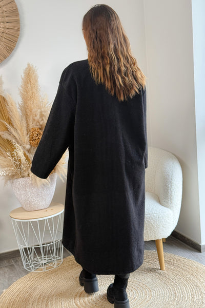 Long Gilet Elody Noir (9707468357957)