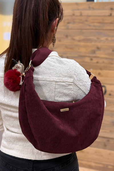 Sac Vinzie Bordeaux En Velours (15296074711365)