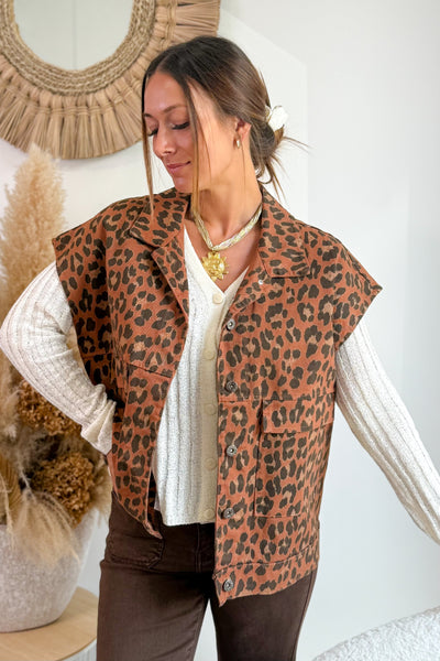 Veste Sans Manche Celira Brique Léo (15197687906629)