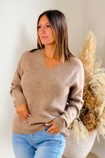 Pull Camilla Taupe Only (8640120095045)