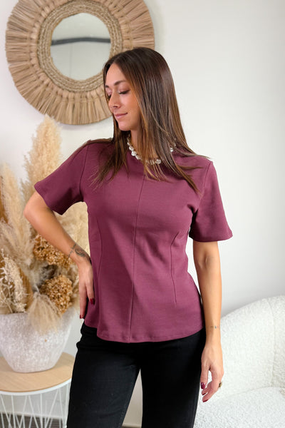 T-Shirt Eva Bordeaux JDY (15329554596165)