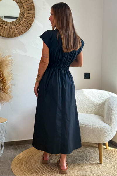 Longue Robe Reglisse Noir (15156784693573)
