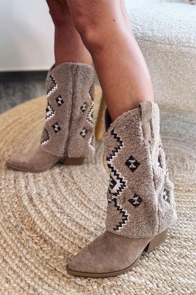 Botte Style Santiag Ginela Beige (15255222583621)