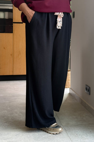 Pantalon Danilyne Noir/Rose GT (15353839092037)