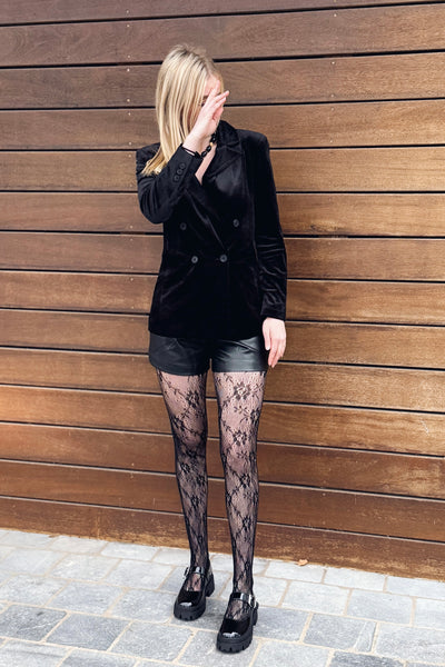 Blazer Velours Astrid Noir Only