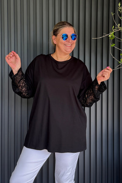 T-Shirt Malie Noir GT (15050497196357)