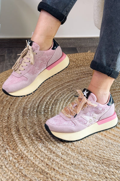 Baskets Compensée Sun68 Rose (15258460848453)