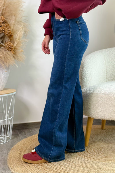 Jeans Wide Leg M2195-5 Bleu