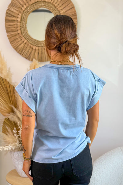 T-Shirt " Soho" Bleu (15242526294341)