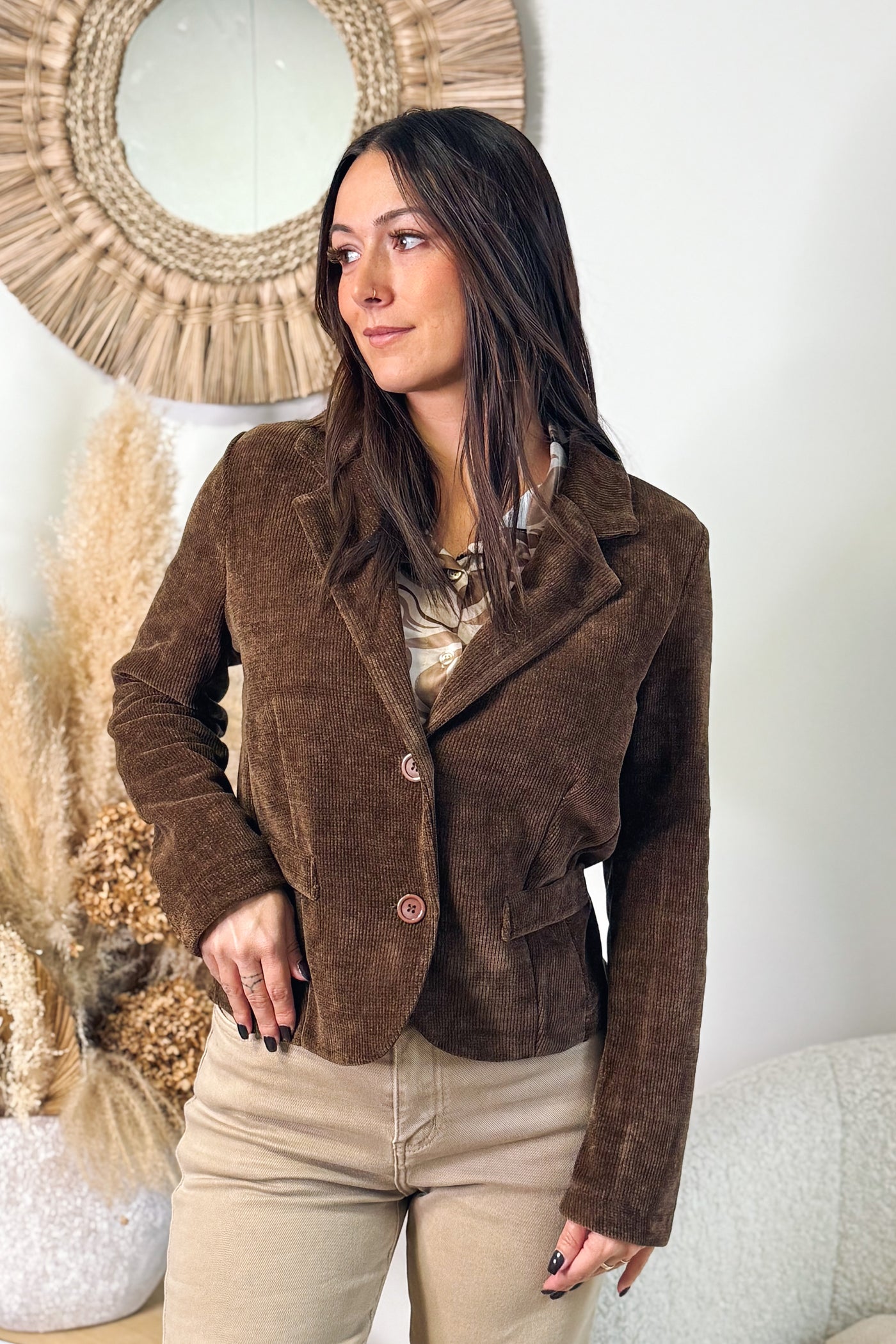 Blazer Pluma Choco