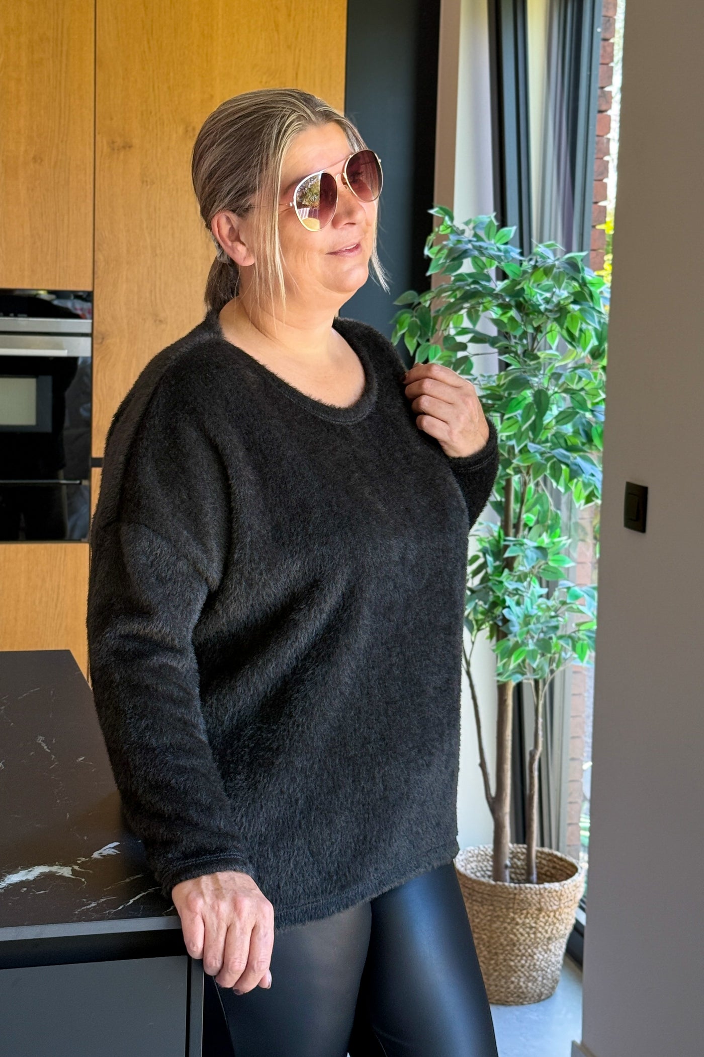 Pull Géraldine Noir GT