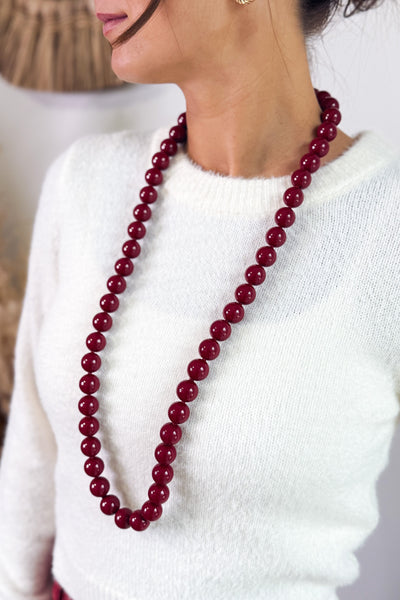 Sautoir Lindsey Bordeaux (15314203115845)