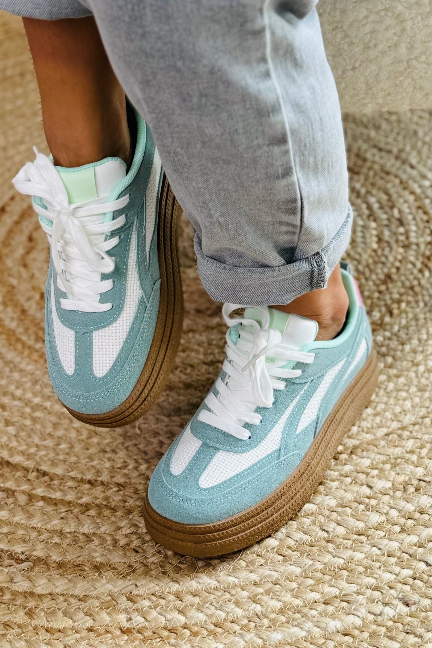 Baskets Addax Bleu Vert (15086268711237)