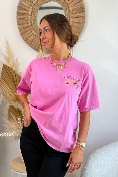 T-Shirt " Martini" Rose (15242510696773)
