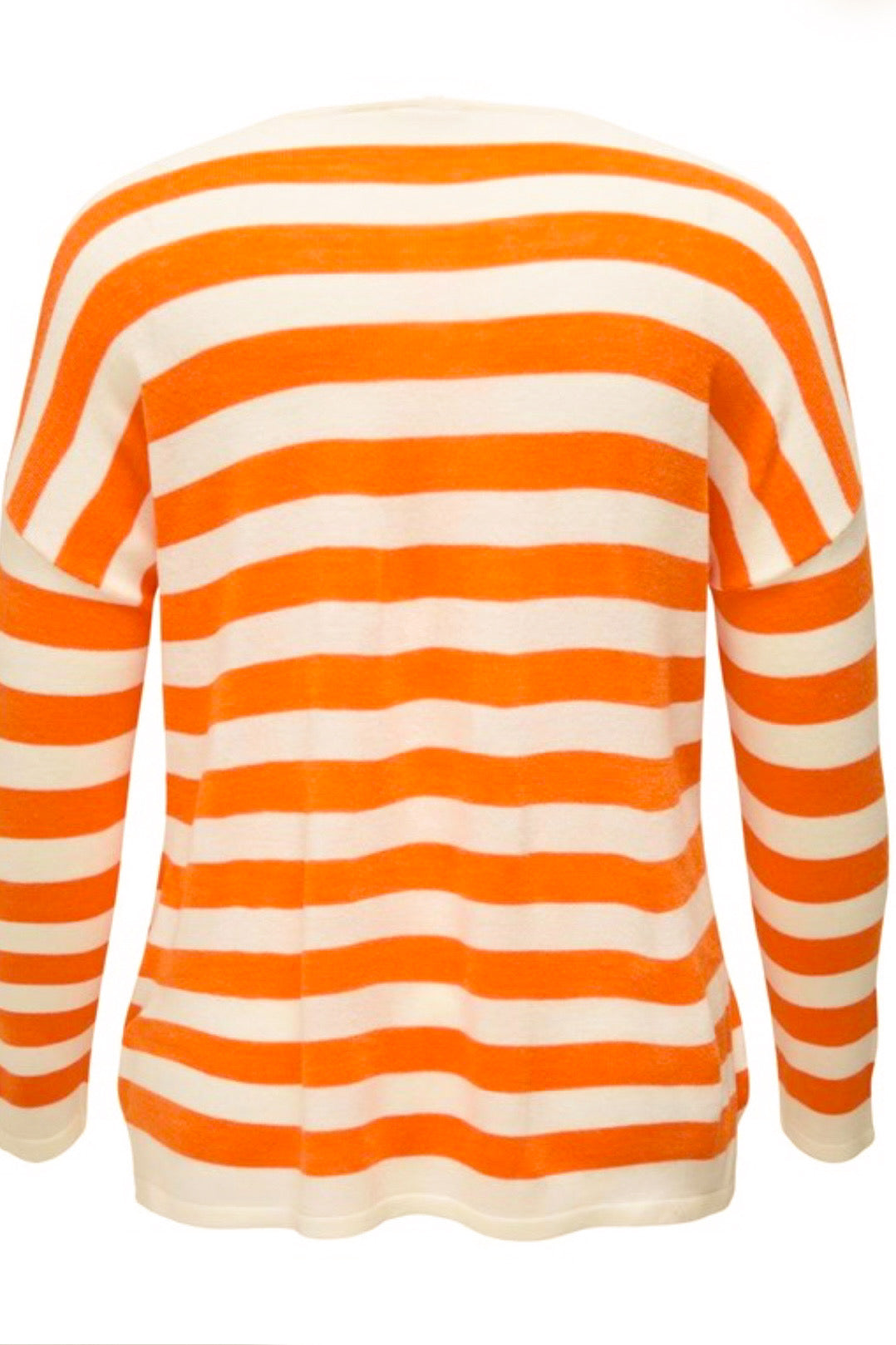 Pull CARAMALIA Ecru/Orange (8766495850821)