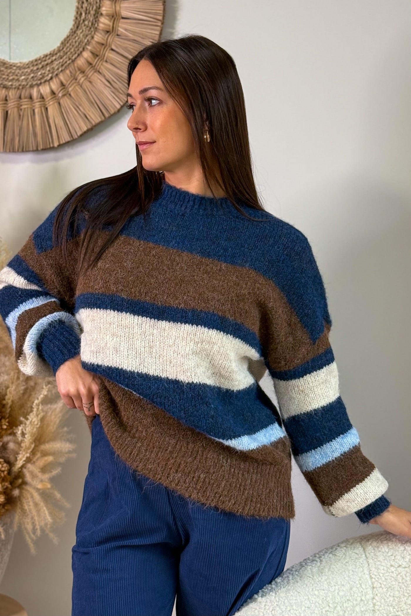 Pull Zoey Bleu Marine JDY