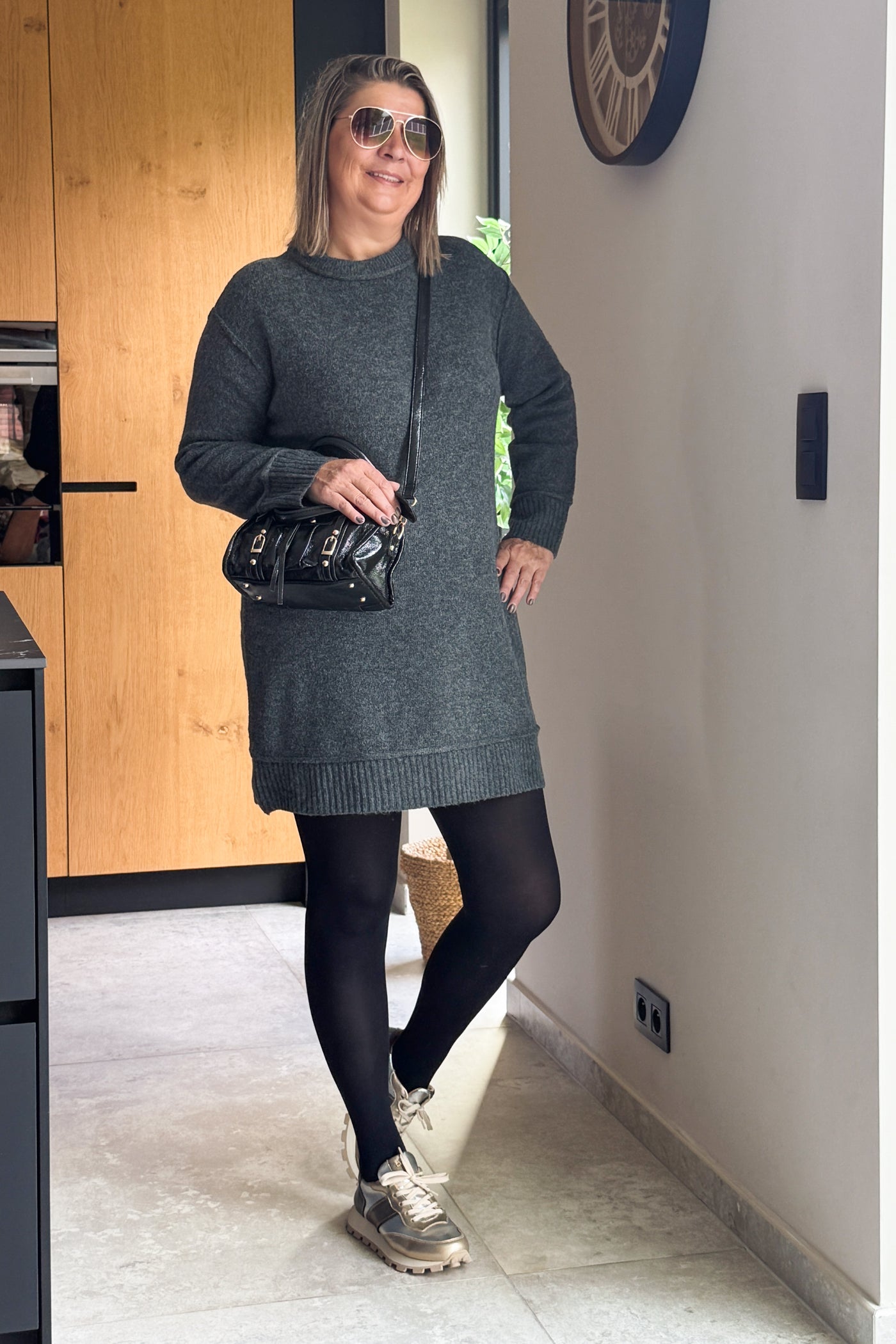 Robe Pull CarHazel Grise