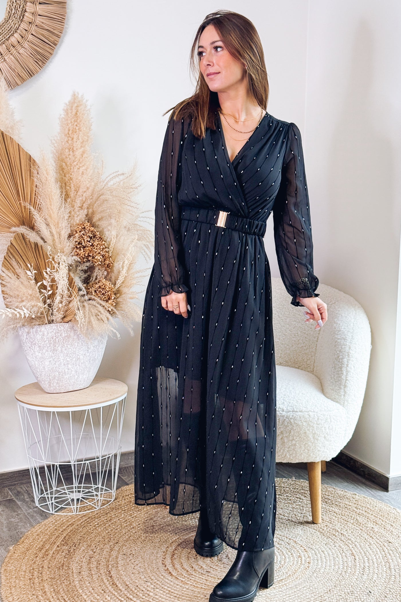 Robe Longue Suzanna Noir (14820540744005)