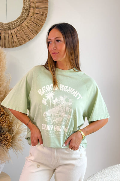 T-Shirt Farock Vert JDY (15190646653253)