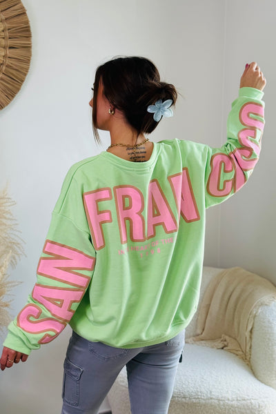 Sweat "Sans Francisco" Vert (15038298259781)