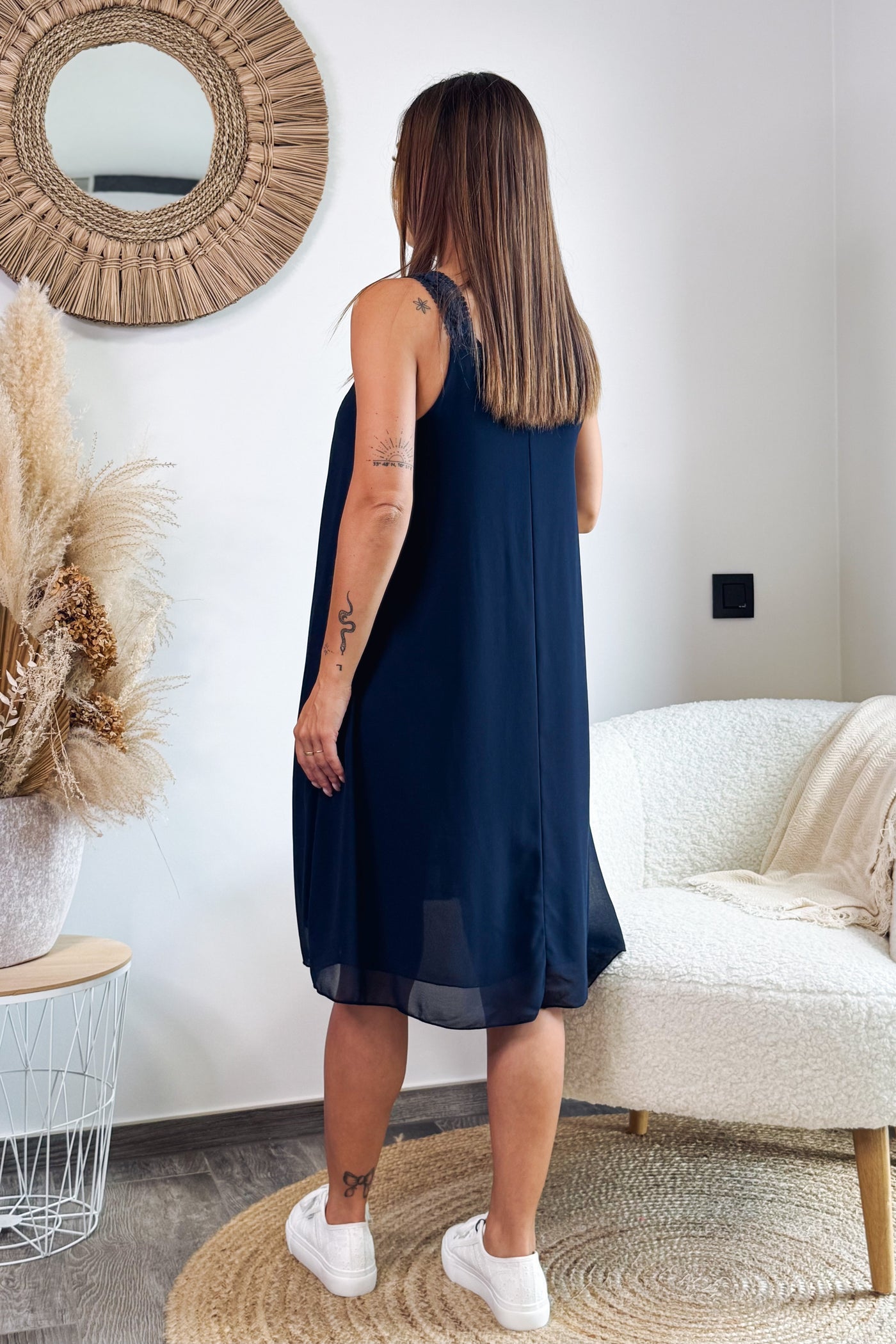 Robe Poppi Bleu Marine Victoria (15147727814981)