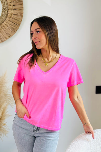 T-Shirt Granie Rose Fluo (15038203560261)