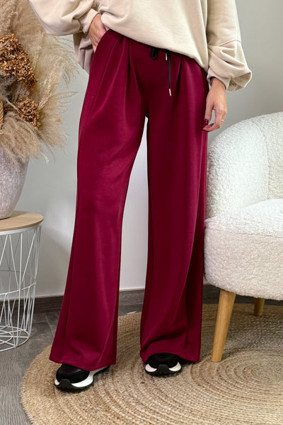 Pantalon Loriane Bordeaux
