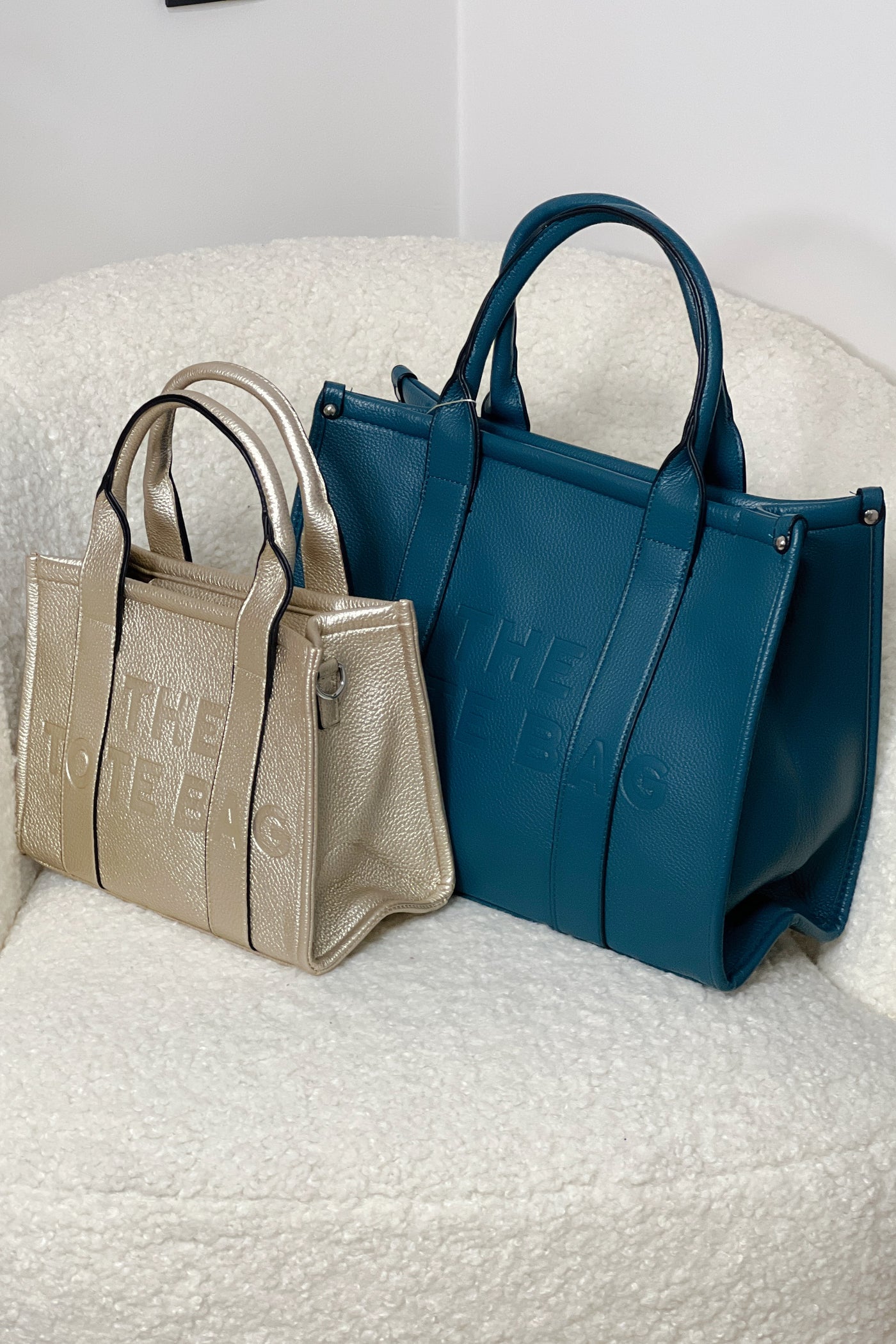 THE TOTE BAG Bleu Canard (9580443533637)