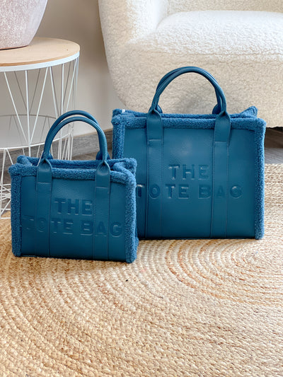 THE TOTE BAG Teddy Bleu Canard (9651296108869)