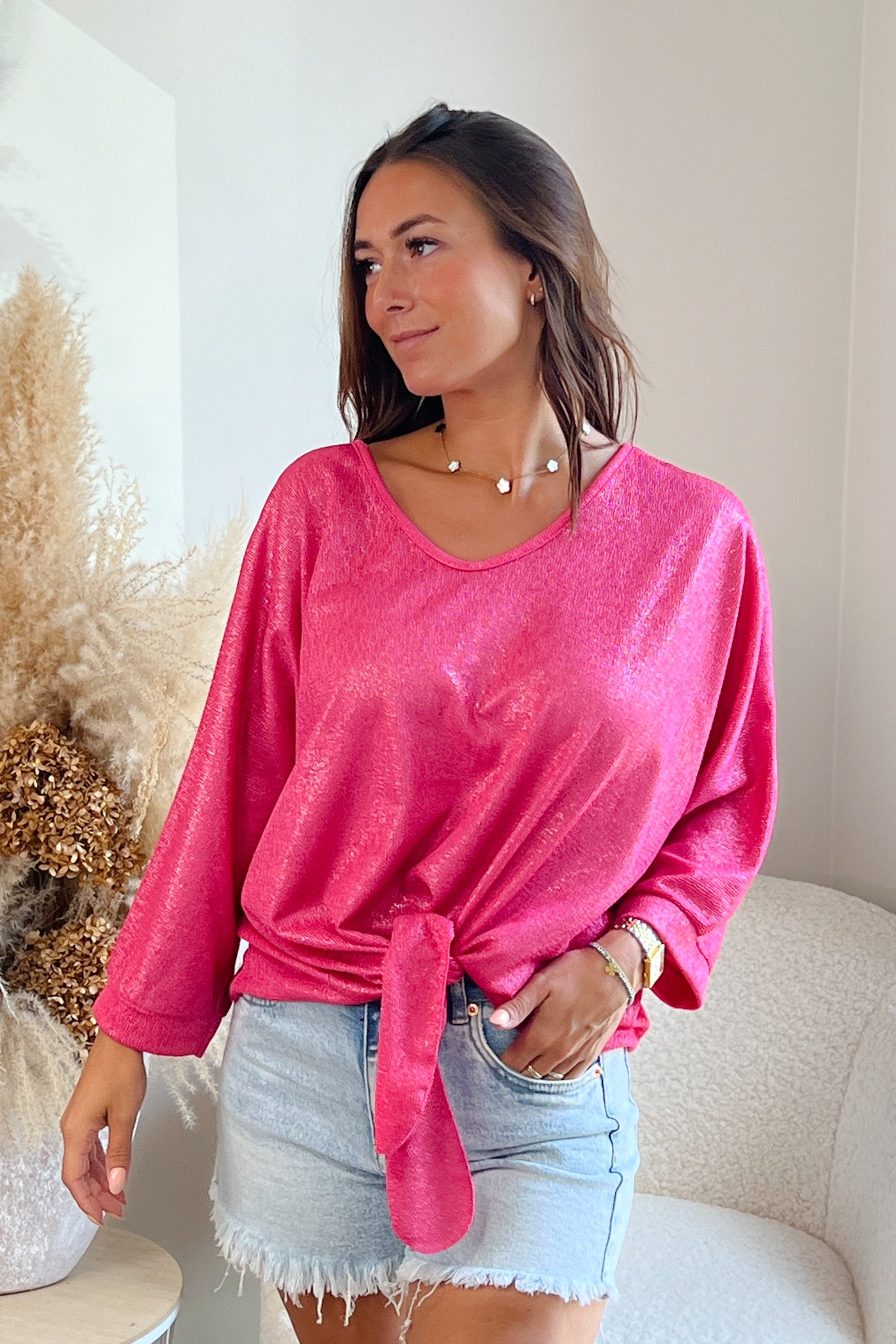 Blouse Massa Fuchsia (9605107056965) (9605130322245)