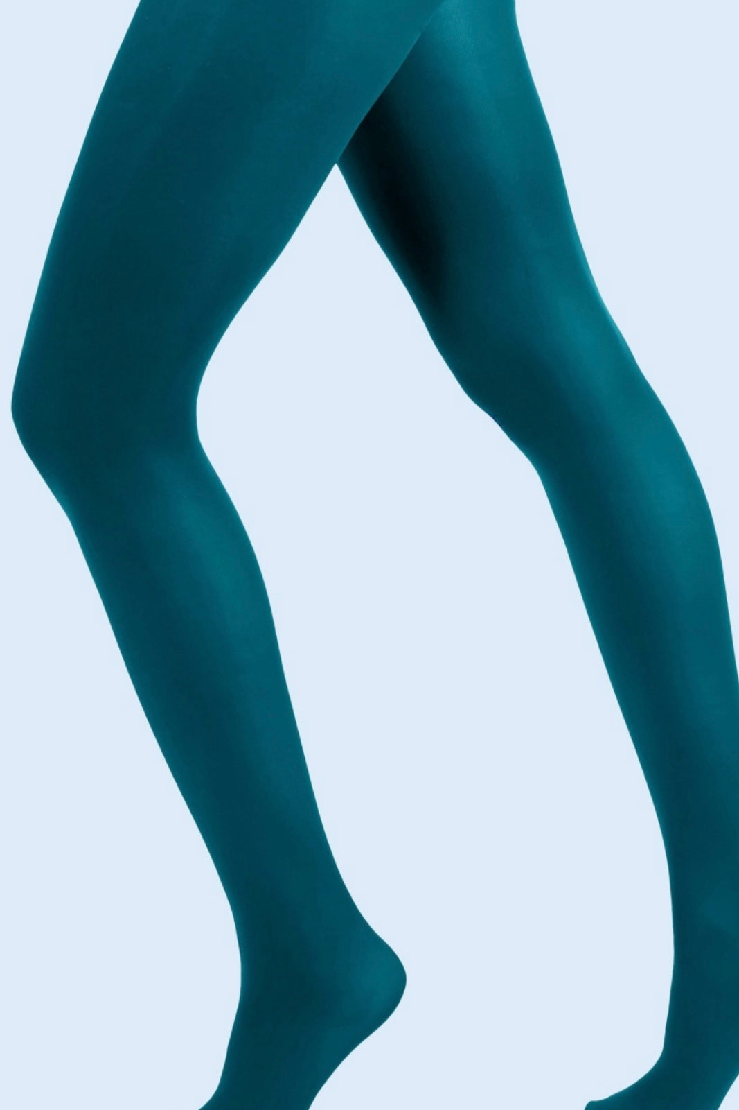 Bas Opaques Bleu Canard 80 Deniers