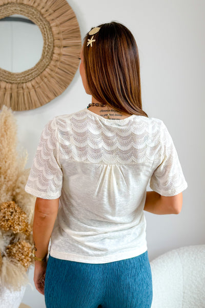 T-Shirt Karina Ecru (15174701252933)